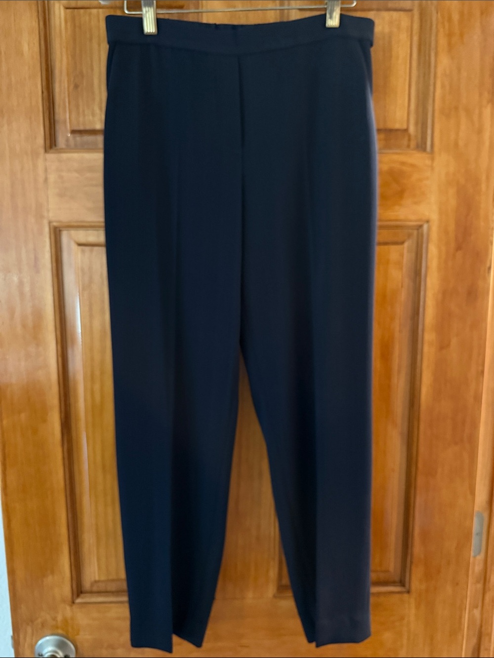 Theory Tailored Black Slim Tapered Dress Pants